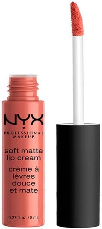 NYX PROFESSIONAL MAKEUP Soft Matte Lip Cream, Lightweight Liquid Lipstick - Monte Carlo (Deep Cranberry Red) - Image 9