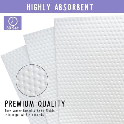 Disposable potty training liners for travel showing compact size