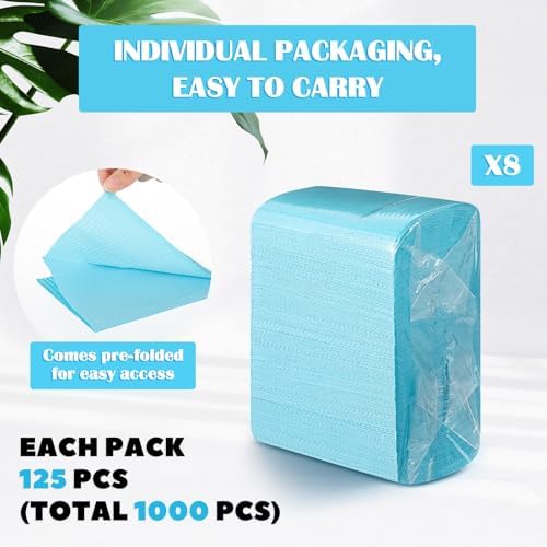 Mixweer bulk pack of 1000 count disposable changing pads