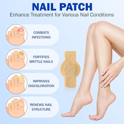 Plethora nail repair kit including twenty one individual patches and the professional nail sanding pad.