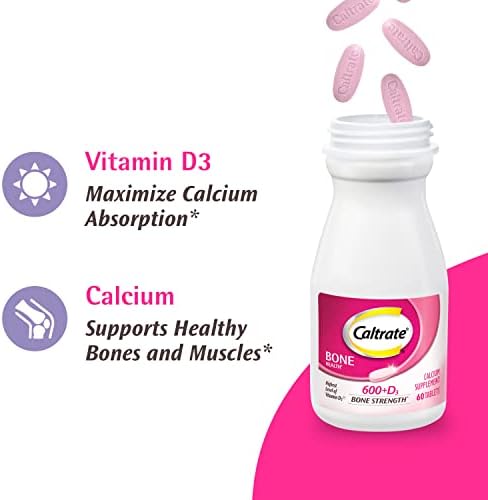 Caltrate nutritional facts panel close up