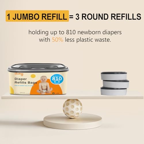 Demonstration of the high capacity film holding newborn diapers securely