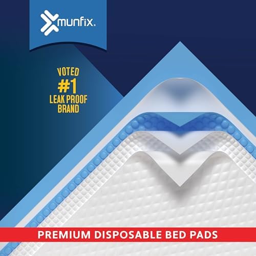 Munfix baby changing pads shown in use on changing table