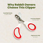 Premium guinea pig grooming scissors packaging and instructions