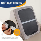 Sunsleek dog sofa pillow cover showing liquid absorption demonstration.