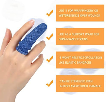 Nuanchu protective finger bandage applied to a finger for fitness and gardening safety