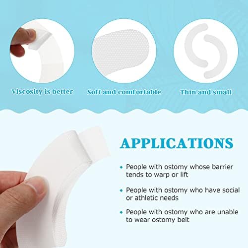 COHEALI pressure sensitive adhesive strips for leak prevention in ostomy bags.