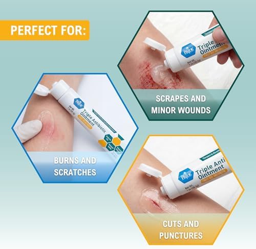 MED Pride premium imported antibiotic ointment tubes for cuts and scrapes