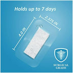 3M surgical grade transparent wound dressing showing the 7 day adhesive seal