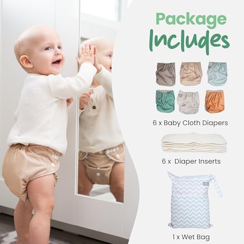 Oopsy Lucy adjustable cloth diapers with snap closures