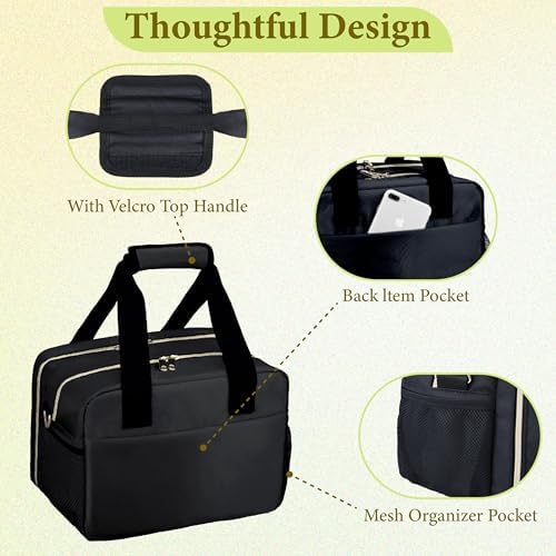 GDNasist black insulated bag for nursing mothers