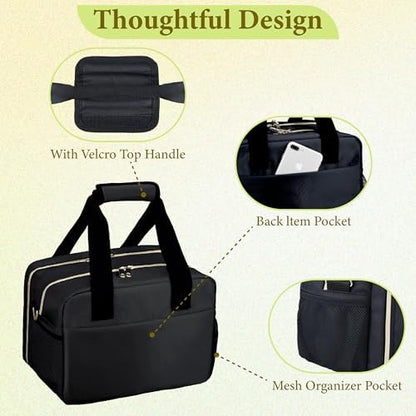 GDNasist black insulated bag for nursing mothers