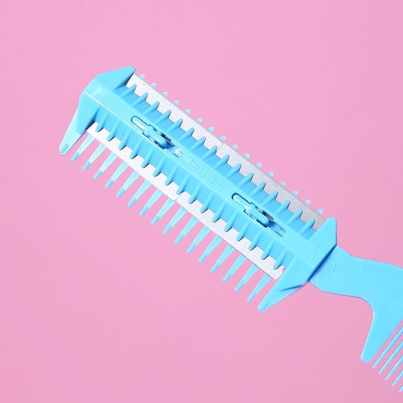 Breedo Sodknow Pet Hair Trimmer Comb blue front view grooming tool