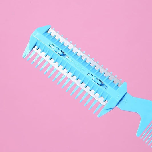 Breedo Sodknow Pet Hair Trimmer Comb blue front view grooming tool