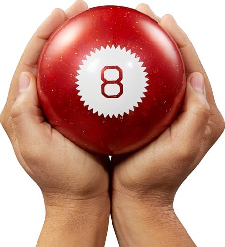 Ruby red Magic 8 Ball anniversary edition packaging