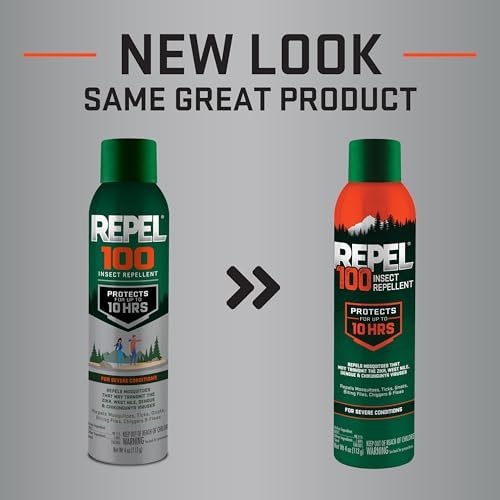 Repel 100 maximum strength 98 percent DEET spray packaging back label