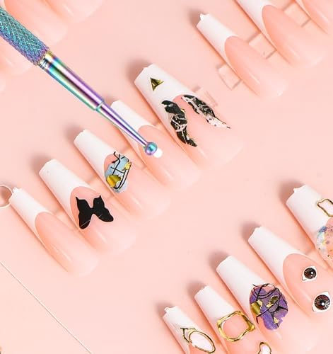 Complete 4 piece nail dotting tool kit for salon and home use