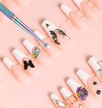 Complete 4 piece nail dotting tool kit for salon and home use