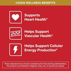 Comparison showing three times better absorption of Qunol Ultra CoQ10 formula