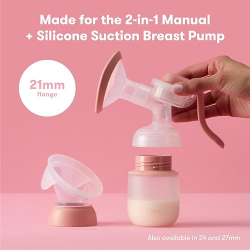 Frida Mom SoftFeel Silicone Flange Insert 21mm scale measurement view