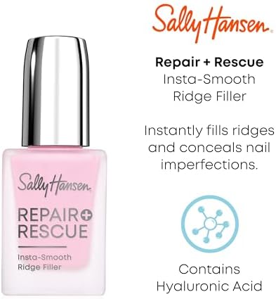 Sally Hansen damaged nail repair formula showcasing the product details and volume information