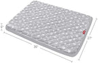 Moonsea star pattern puppy bed protector folded cleanly showing authentic premium quality fabric.