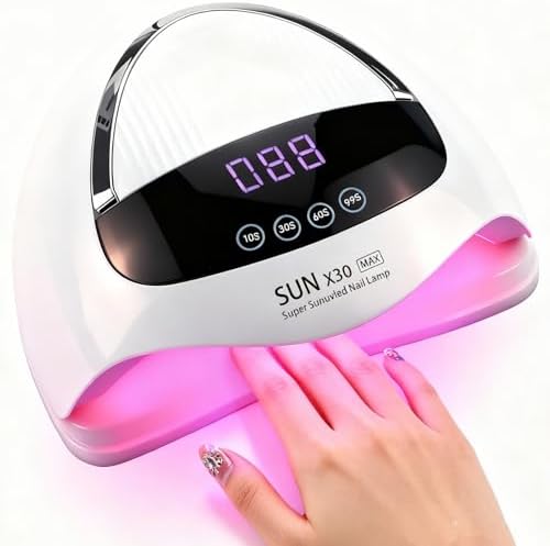 GGUP nail lamp 90 LED beads interior view