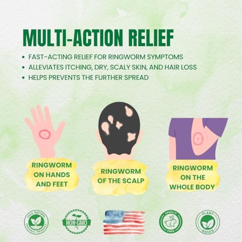 USDA Certified Organic ringworm control oil for humans
