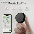 Smart anti lost pet tracker showing integration with iOS application screen.