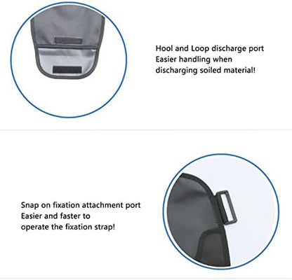 Detailed view of the waterproof Oxford cloth material used in the Yosoo ostomy support belt.