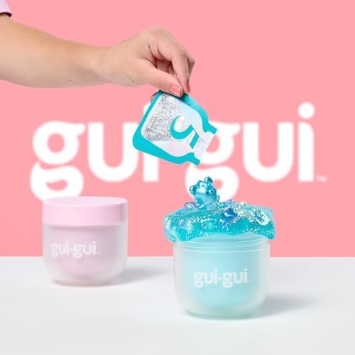 Close up of the surprise figurines and decorative glow up sachet accessories.