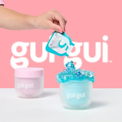 Close up of the surprise figurines and decorative glow up sachet accessories.