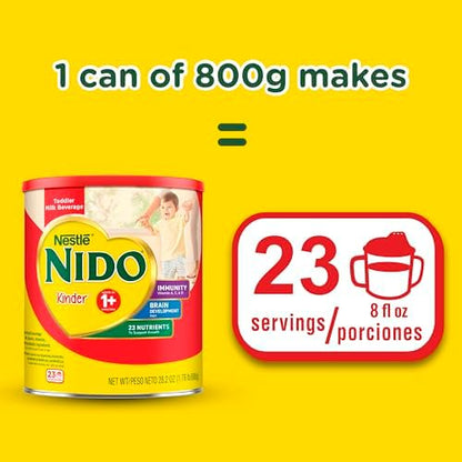Nestle Nido 1.76 pound canister packaging details