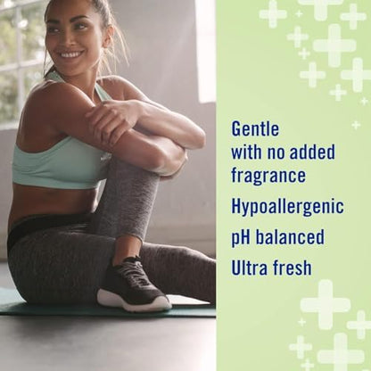 Back label of Vagisil Healthy Detox showing pH balanced ingredients and gynecologist tested seal.