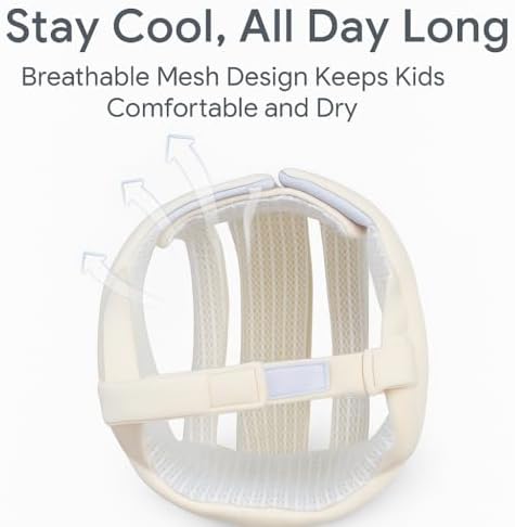 Adjustable nylon straps on Corstae infant head guard