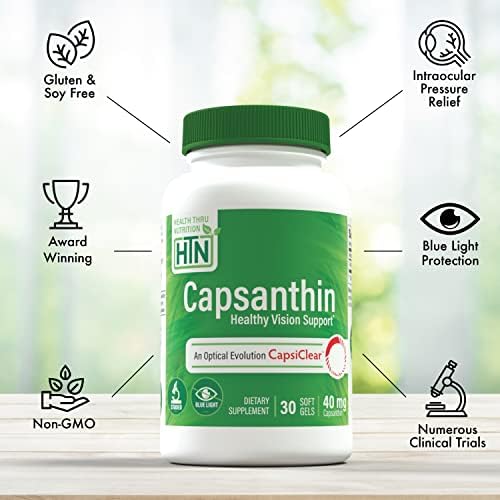 Natural carotenoid eye supplement derived from capsicum annuum for digital strain