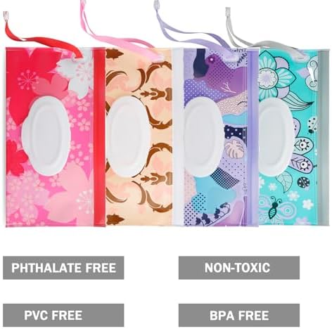 PandaEar portable wipe holder clamshell open