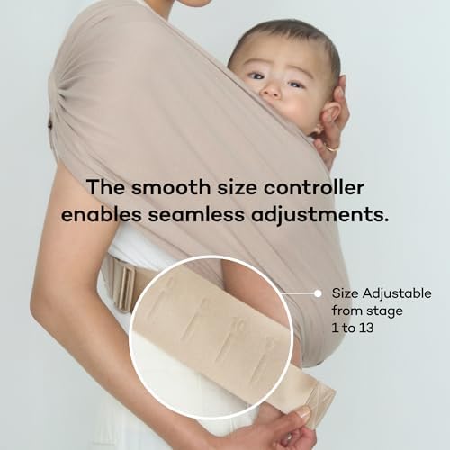 Back view showing the wide weight distributing fabric panel of the Konny SoftBreeze sling.