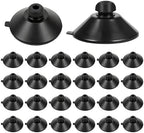Classicseali thirty two millimetre rubber suction cups side view displaying the universal insert hole for airline tubing attachment.