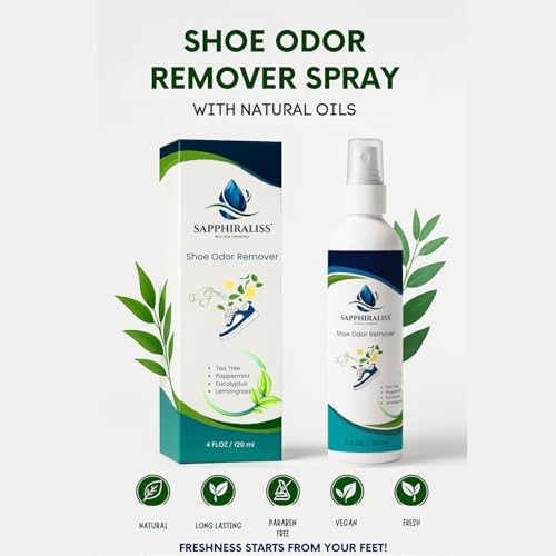 Sapphiraliss odor neutralizer mist with botanical ingredients like eucalyptus and peppermint