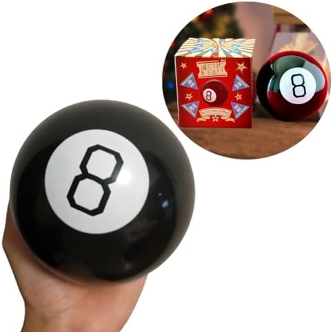 Retro black eight ball novelty toy for decision making