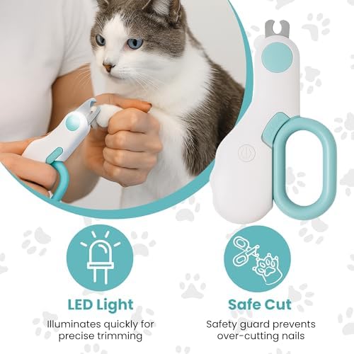 GadgetPawsUSA small dog clipper showcasing the integrated mechanical safety guard design.