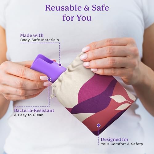 Eco-friendly reusable menstrual applicator tool for sustainable period management.