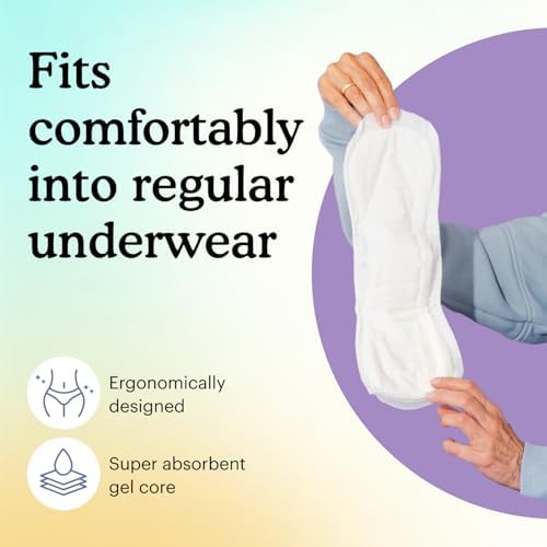 Because overnight postpartum and bladder leakage pads absorption capacity demonstration
