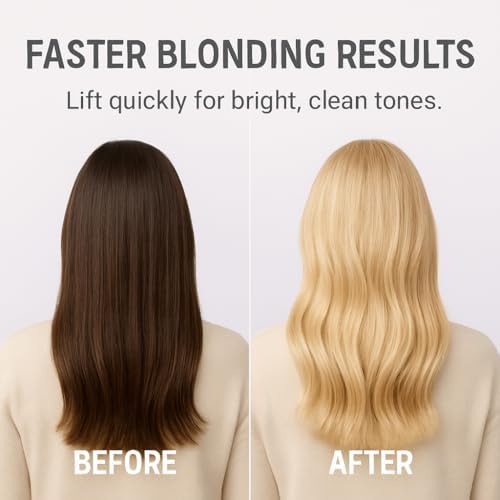 Salon grade cool tone hair bleach powder forty hundred grams container