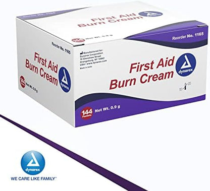 Authentic USA imported Dynarex burn ointment packaging for Indian first aid kits.