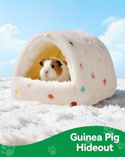 Warming Guinea Pig Hideout Guinea Pig House, Washable Hamster House, Small Animal Hideout Cage for Hamsters Chinchillas Hedgehogs Ferrets Bearded Dragons - Image 6