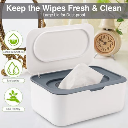 Wenvastree wet tissue holder with open lid