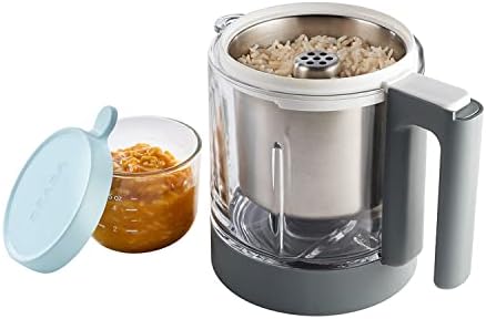 Béaba Babycook Neo rice insert highlighting premium stainless steel finish