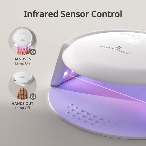 Top view of BTArtboxnails XCuringPRO professional nail dryer